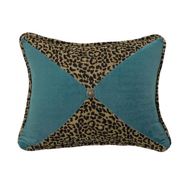 Teal print hotsell throw pillows